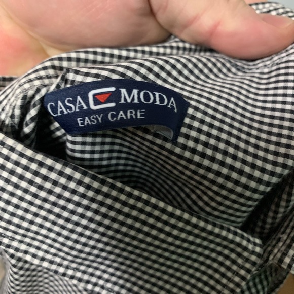 Casa Moda Easy Care Mens Long Sleeve Button Up Shirt Size XL - Picture 5 of 6